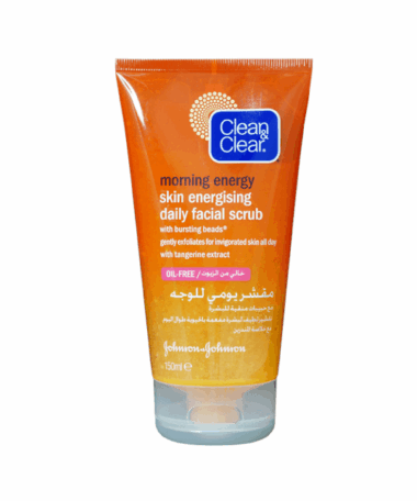 مقشر كلين اند كلير يومي حيوية للبشرة 150مل - clean & clear daily skin enirgizing scrub 150ml