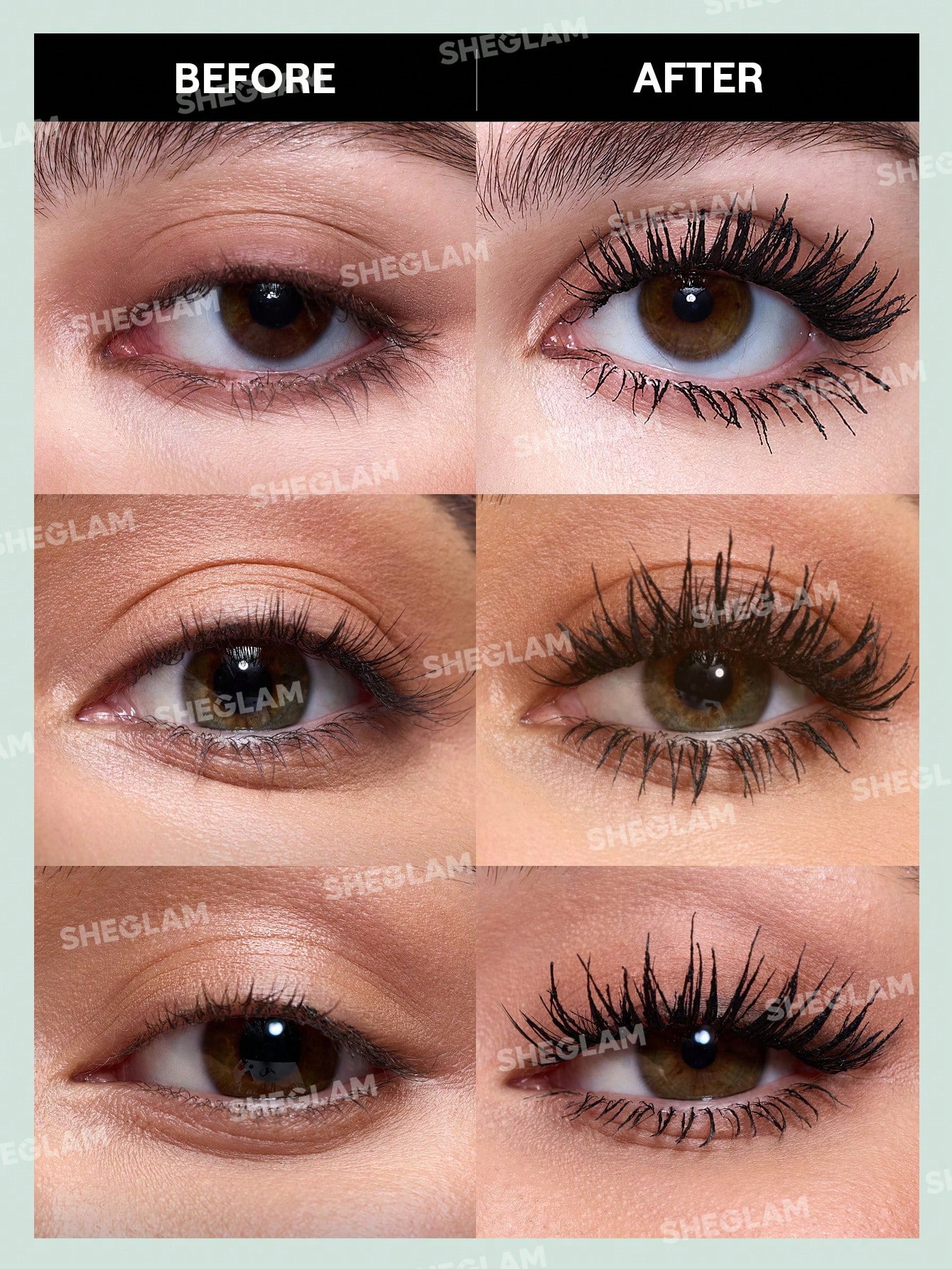 ماسكارا All-In-One Volume - InPaket (2) ماسكارا All-In-One لتكثيف وتطويل الرموش – عبوة أنيقة سوداء