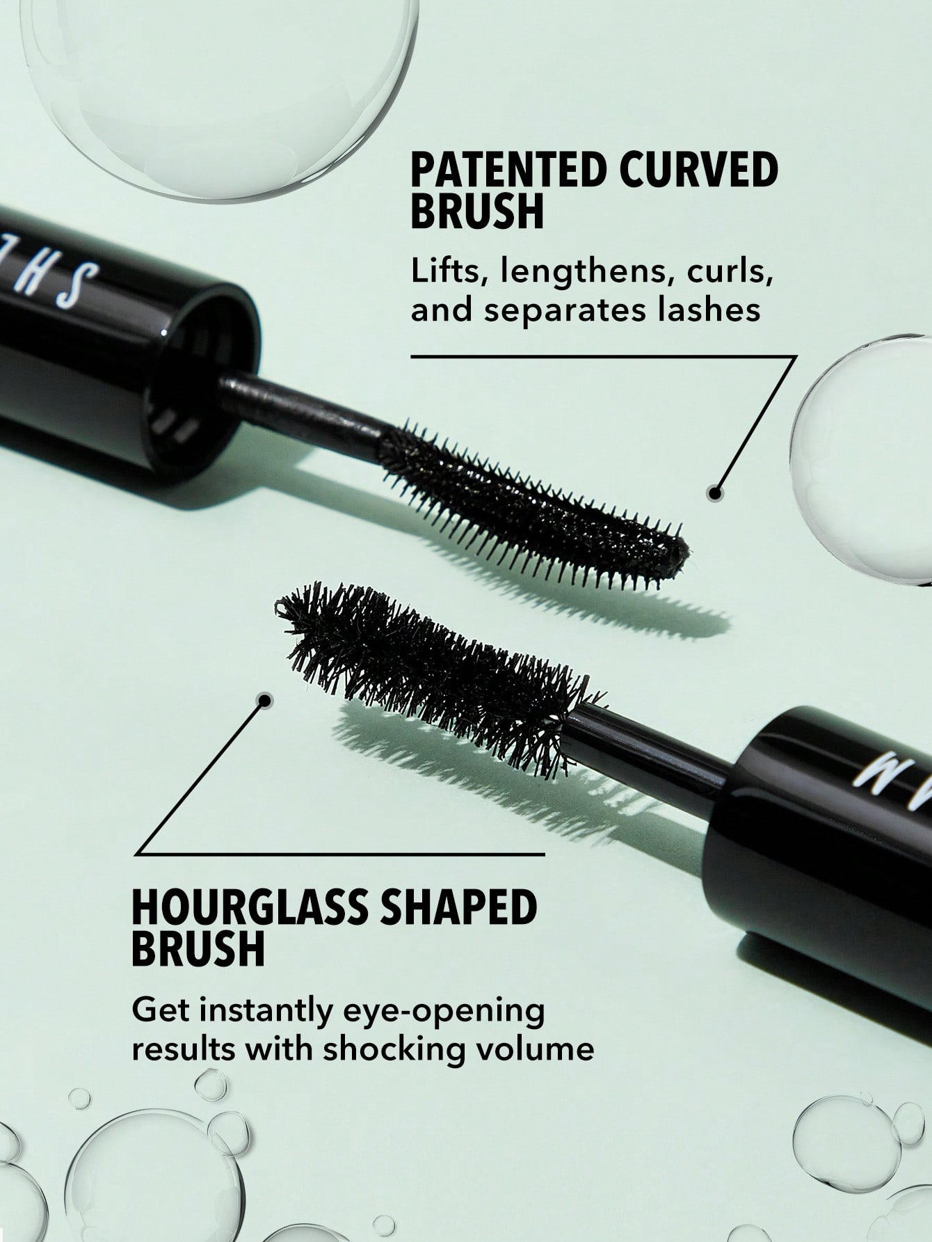 ماسكارا All-In-One Volume - InPaket (4) ماسكارا All-In-One لتكثيف وتطويل الرموش – عبوة أنيقة سوداء